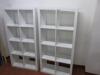 4 x White Gloss Finish Shelf/Display Cabinets to Include: 2 x H165cm x W80cm x D35cm & 2 x H85cm x W118cm x D35 - 4