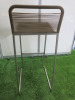 5 x Modern Metal Framed Bar Stool Featuring Looped Cord/Rope Wrapped Seat. - 6