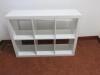 4 x White Gloss Finish Shelf/Display Cabinets to Include: 2 x H165cm x W80cm x D35cm & 2 x H85cm x W118cm x D35 - 5