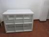 4 x White Gloss Finish Shelf/Display Cabinets to Include: 2 x H165cm x W80cm x D35cm & 2 x H85cm x W118cm x D35 - 8