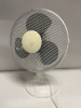 4 x Q-Connect White Desk Fans. - 2