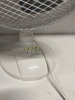 4 x Q-Connect White Desk Fans. - 4