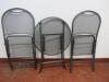 Royal Garden Dark Grey Bistro Set with 2 x Folding Chairs & Folding Table - 3