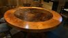 Large Round Wooden Pedestal Dining Table on 4 Way Curved Leg Base, Size H78 x Dia 146cm. - 2