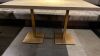 33 x Assorted Sized Pedrali Restaurant Tables to Include: 20 x Square, 10 x Rectangular, Size H78 x W130 x D75cm & 3 x Round - 14