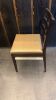 58 x Bourne Furniture Dark Wood Dining Tables with Textured Seat & Horizontal Slat Back. - 2