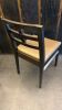 58 x Bourne Furniture Dark Wood Dining Tables with Textured Seat & Horizontal Slat Back. - 3