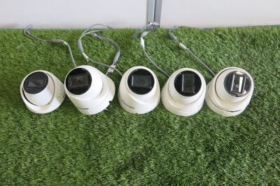 5 x Hik Vision Fixed Turet Colour Cameras, Model DS-2CE78HOT.