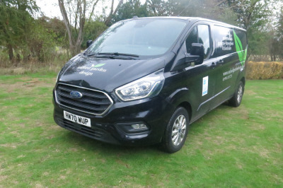 HW70 WUP: Ford Transit Custom 300 Limited Eblue Panel Van in Black. Diesel, Manual, 1995cc, Mileage 61,256. MOT Expires 29.12.2026. V5 & 1 Key. 1 Former Keeper.