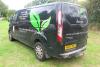 HW70 XKV: Ford Transit Custom 300 Limited Eblue Panel Van in Black. Diesel, Manual, 1995cc, Mileage 138,630. MOT Expires 30.12.2026. V5 & 2 Keys. 1 Former Keeper. NOTE: crack to Windscreen. - 4