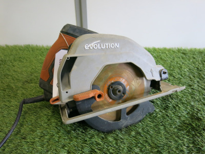 Evolution R165 Corded Electric Circular Saw.