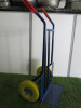 GS 200kg Sack Barrow in Blue with Yellow Wheels. - 2