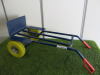 GS 200kg Sack Barrow in Blue with Yellow Wheels. - 4