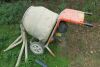 Altrad Belle Minimix Cement Mixer with Stand. Model M16B, 2022.