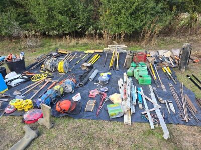 Large Assortment of Ground Working & Landscape Tools to Include....