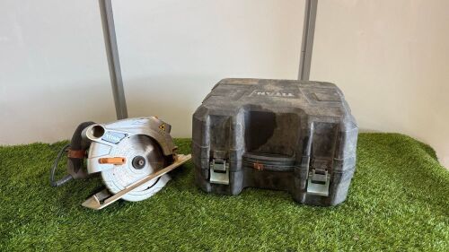 Titan TTB286CSW Corded Electric Circular Saw.