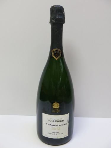 Bollinger La Grande Annee Champagne, 2012, 750ml.