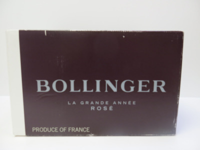 Case of 6 x Bollinger La Grande Annee Rose Champagne, 750ml.