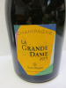 2 x Bottles of La Grande Dame Vueve Clicquot Champagne, 2015, 750ml. - 2