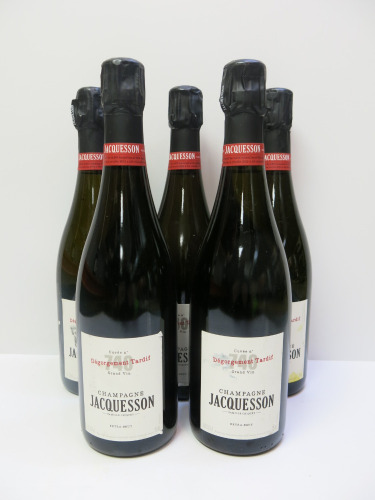 5 x Bottles of Jacquesson Extra Brut Champagne, 750ml.