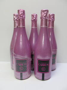 5 x Bottles of Carbon Luminous Rose Champagne, 750ml.