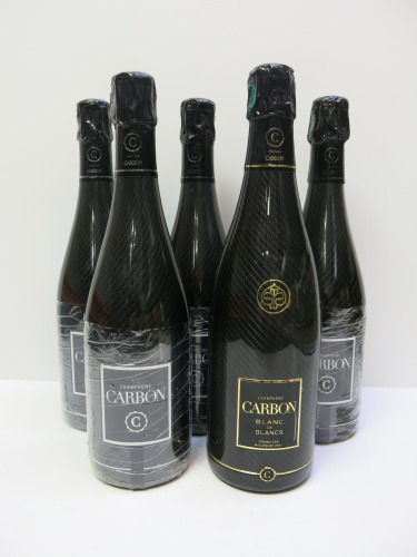 5 x Bottles of Carbon, Carbon Fibre Champagne, 750ml.