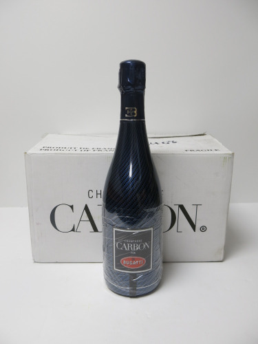 Case of 6 x Carbon Bugatti Champagne, 750ml.