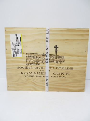 3 x Bottles of Domaine de la Romanee-Conti Saint Vivant Grand Cru Red Wine, 2020, 750ml, Comes in Sealed Wooden Crate.