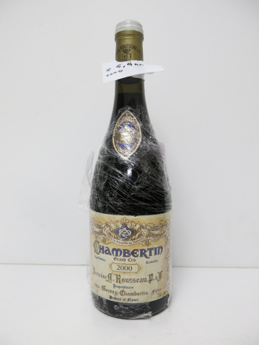 Chambertin Domaine A Roussean Grand Cru Red Wine, 2000, 750ml.