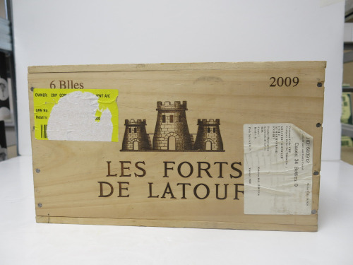 6 x Bottles of Les Forts de Latour Chateau Latour Red Wine, 2009, 750ml, Comes in Sealed Wooden Crate.