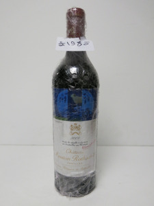Chateau Mouton Rothschild Pauillac Red Wine, 2008, 750ml.