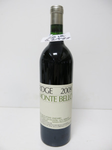 Ridge Monte Bello Estate Red Wine, 2009, 750ml.