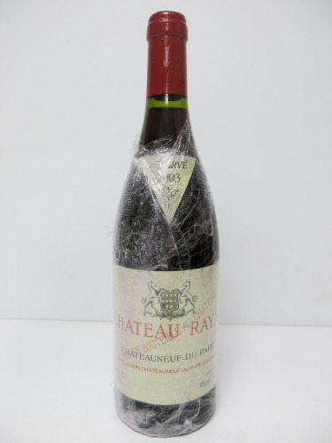 Chateau Rayas Chateauneuf du Pape Red Wine, 2003, 750ml.