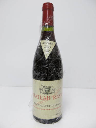 Chateau Rayas Chateauneuf du Pape Red Wine, 2003, 750ml.