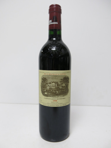 Chateau Lafite Rothschild Pauillac Red Wine, 1998, 750ml.