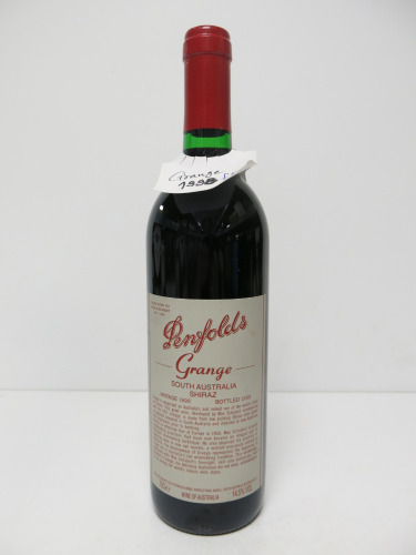 Penfolds Grange South Australia Shiraz Red Wine, 1998, 750ml.