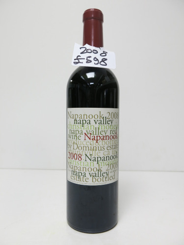 Napanook Christian Moueix Napa Valle Red Wine, 2008, 750ml.