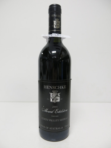 Henschke Mount Edelstone Eden Valley Shiraz Red Wine, 2001, 750ml.