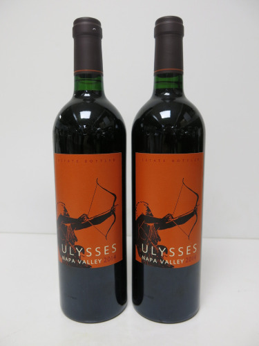 2 x Bottles of Ulysses Napa Valley Red Wine, 2014, 750ml.