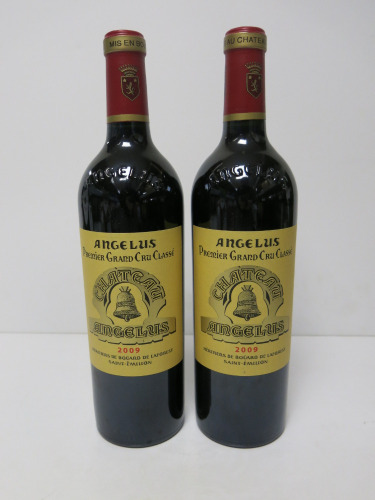 2 x Bottles of Angelius Premier Grand Cru Classe Red Wine, 2009, 750ml.