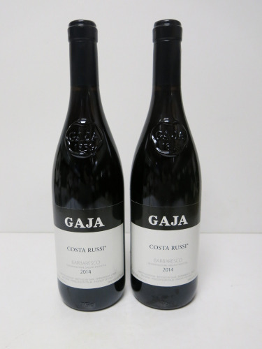 2 x Bottles of Gaja Costa Russi Barbaresco Red Wine, 2014, 750ml.