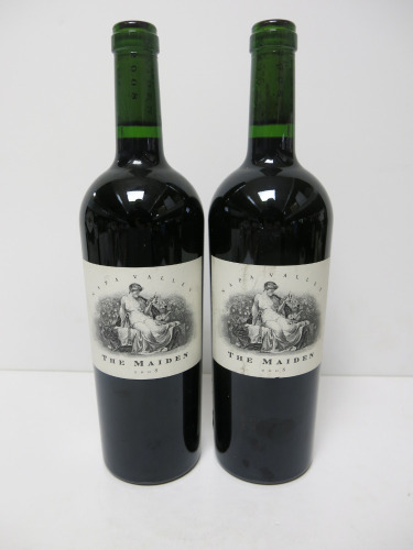 2 x Bottles of The Maiden Napa Valley Red Wine, 2008, 750ml.
