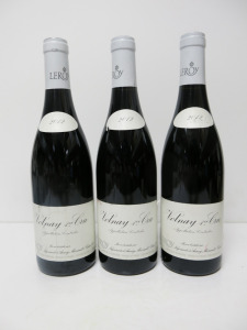 3 x Bottles of Leroy Volnay 1er Cru Red Wine, 2012, 750ml.