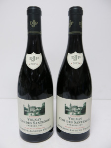 2 x Bottles of Domaine Jacques Prieur Grand Vin de Bourgogne Red Wine, 2015, 750ml.