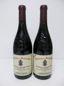 2 x Bottles of Chateau de Beaucastel Grand Cuvee Red Wine, 750ml.