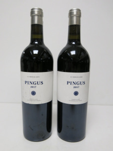2 x Bottles of Pingus Ribera del Duero Red Wine, 2017, 750ml.