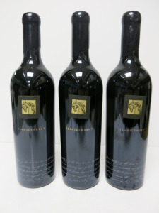 3 x Bottles of Transcendent Black Stallion Cabernet Sauvignon Red Wine, 2013, 750ml.