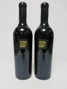 2 x Bottles of Transcendent Black Stallion Cabernet Sauvignon Red Wine, 2013, 750ml.