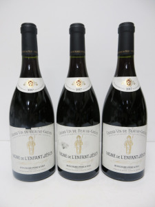 3 x Bottles of Vigne de L'Enfant Jesus Grand Vin de Beaune-Greves Red Wine, 2017, 750ml.