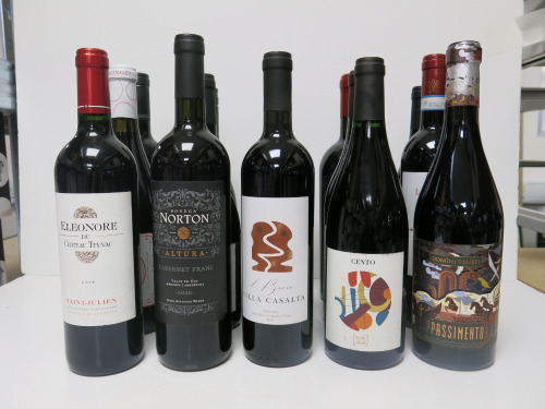 15 x Bottles of Assorted Red Wines as Viewed.